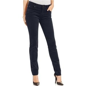 Kut From The Kloth Diana Skinny Corduroy Pants 4P Black High Rise Ankle Casual